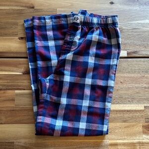 GAP Kids Checkered Pajama Bottoms - Blue and Red Size 10